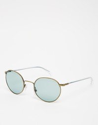 Круглые солнцезащитные очки Calvin Klein Jeans - Зеленый