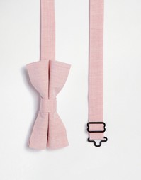 Розовый галстук-бабочка с меланжевым эффектом ASOS - Розовый