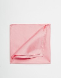 Розовый шелковый платок для нагрудного кармана ASOS Wedding - Розовый