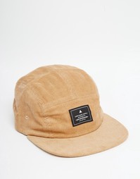 5-панельная вельветовая кепка коричневого цвета ASOS - Кэмел
