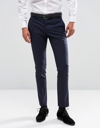Стретчевые брюки скинни Selected Homme Morning Wedding - Темно-синий