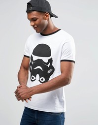 Футболка с принтом ASOS Star Wars - Белый