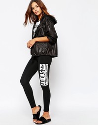 Леггинсы с логотипом adidas Originals - Черный