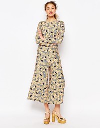 Комбинезон нестандартной длины с принтом ASOS AFRICA x Chichia