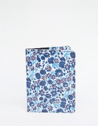 Обложка для паспорта Jack Wills Whitby - Темно-синий цветочный