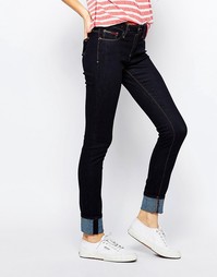 Зауженные джинсы с классической талией Hilfiger Denim - Темный синий
