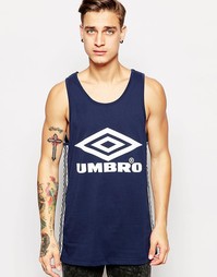 Майка с логотипом Umbro - Темно-синий