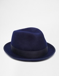 Шерстяная фетровая шляпа Paul Smith - Темно-синий