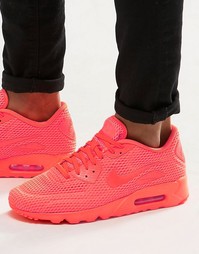 Кроссовки Nike Air Max 90 Ultra Breathe 725222-800 - Оранжевый