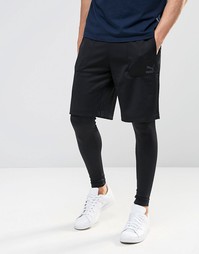 Шорты с меггинсами Puma Evolution - Черный
