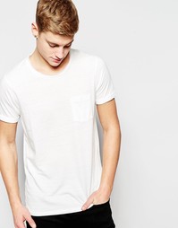 Трикотажная футболка с необработанным краем Jack &amp; Jones Premium