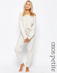 Меланжевые трикотажные спортивные брюки ASOS PETITE LOUNGE