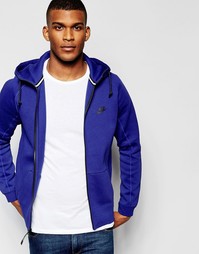 Темно-синяя толстовка на молнии Nike TF 559592-455 - Темно-синий