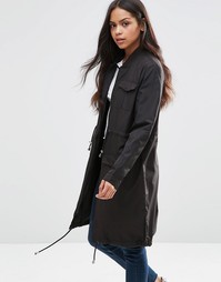 Однотонный макинтош Brave Soul - Черный