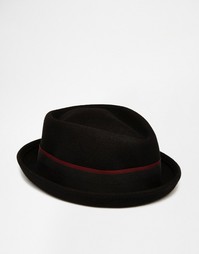 Шляпа с круглой плоской тульей Goorin Dimples - Черный