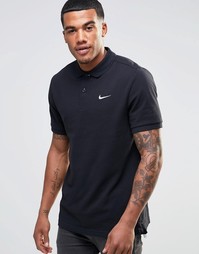 Черная футболка-поло из пике Nike Matchup 727654-010 - Черный