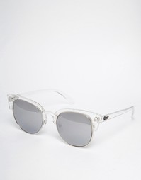 Прозрачные солнцезащитные очки кошачий глаз Quay Australia Avalon