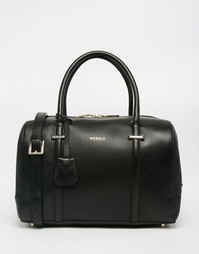 Кожаная сумка‑боулер Modalu - Черный