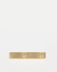 Золотистый зажим для галстука ASOS - Золотой