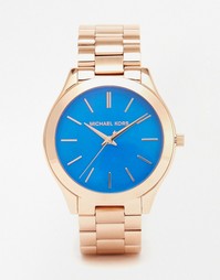 Часы цвета розового золота Michael Kors Runway MK3494 - Розовое золото