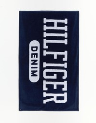 Полотенце с логотипом Tommy Hilfiger - Темно-синий
