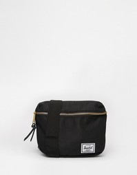 Черная сумка-кошелек на пояс Herschel Supply Co Fiffteen - 00001 black