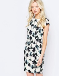 Платье с пальмовым принтом Sugarhill Boutique - Мульти