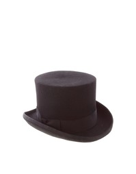 Черная шляпа-цилиндр ASOS - Черный