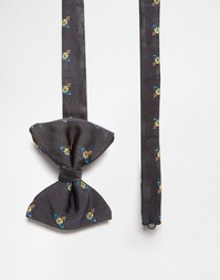 Галстук-бабочка 7 см с орбитой Vivienne Westwood - Серый