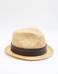 Соломенная шляпа Catarzi - Бежевый
