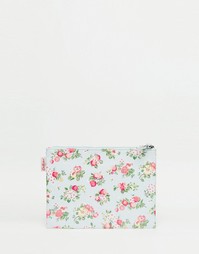 Кошелек с ягодным узором на молнии Cath Kidston - Бледно-синий