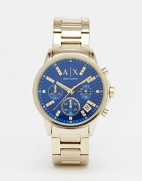 Часы с хронографом Armani Exchange Lady Banks AX4332 - Золотой