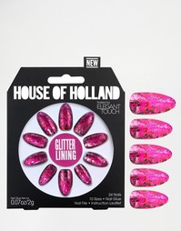Накладные ногти House Of Holland By Elegant Touch - Glitter Lining