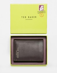 Кожаная визитница Ted Baker Jonnys - Коричневый