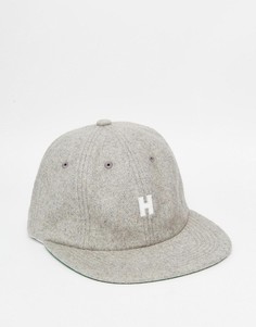 Шерстяная кепка без регулируемого ремешка сзади HUF - Серый