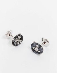 Запонки с полудрагоценными камнями Vivienne Westwood - Серебряный