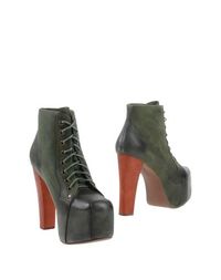 Зеленые Полусапоги и высокие ботинки Jeffrey Campbell