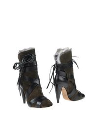 Зеленые Полусапоги и высокие ботинки Isabel Marant