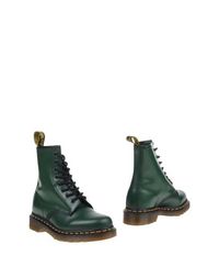 Зеленые Полусапоги и высокие ботинки DR. Martens