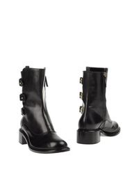 Черные Полусапоги и высокие ботинки Alberta Ferretti