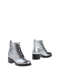 Серебристые Полусапоги и высокие ботинки Pollini