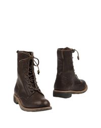 Коричневые Полусапоги и высокие ботинки Bikkembergs