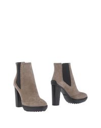 Серые Полусапоги и высокие ботинки Tod's