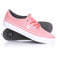 Кеды кроссовки низкие женские DC Trase Tx Se J Shoe Pink/Raspberry