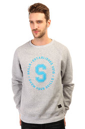 Толстовка классическая Skills Crewneck Grey Melange