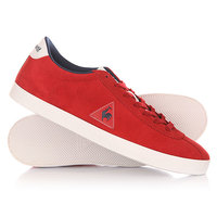 Кеды кроссовки низкие Le Coq Sportif Court Origin Suede Vintage Red