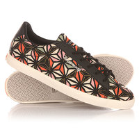 Кеды кроссовки низкие женские Le Coq Sportif Agate Lo Graphic Black/Flamingo