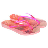 Вьетнамки женские Havaianas Slim Paisage Pink/Orange