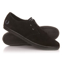 Кеды кроссовки низкие Fred Perry Byron Low Suede Black
