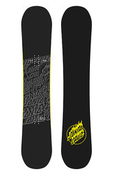Сноуборд Santa Cruz Pure Ride 159 Wide Mat Black